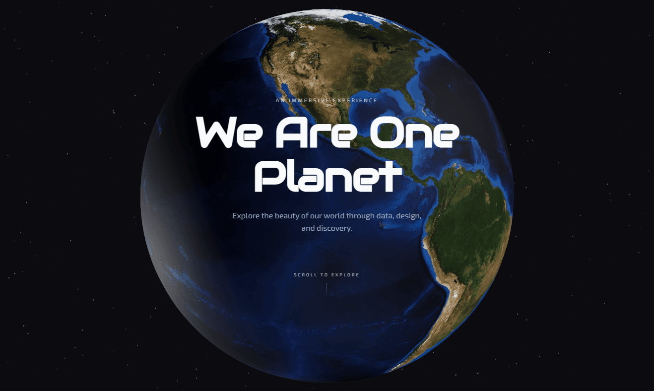 We Are One Planet